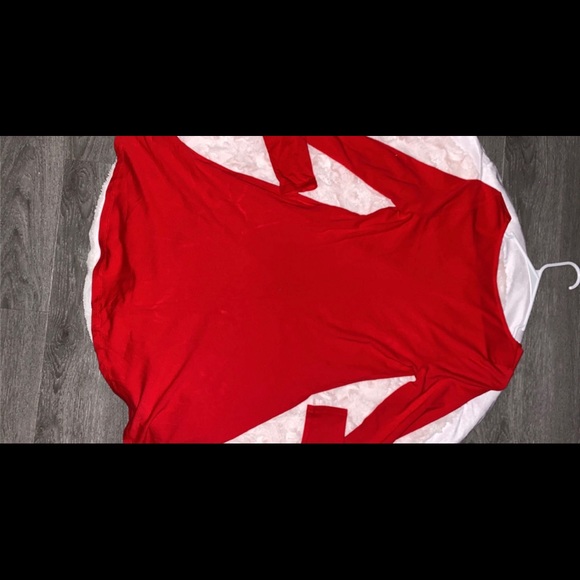 ‘Express’ Red Skater Dress - Picture 2 of 5